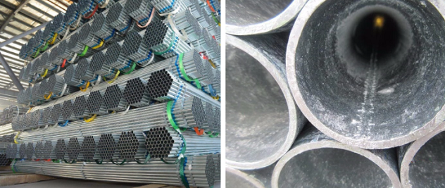 The differences between galvanized steel pipes and general steel pipes