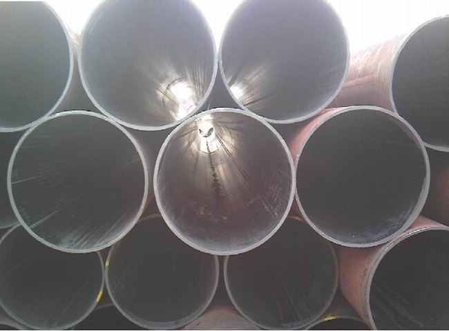 Large diameter welded steel pipe