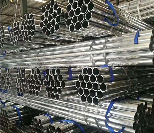 What is the purpose of galvanized steel pipes
