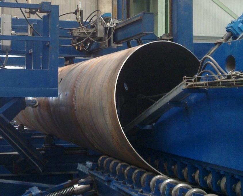 Spiral pipe manufacturing