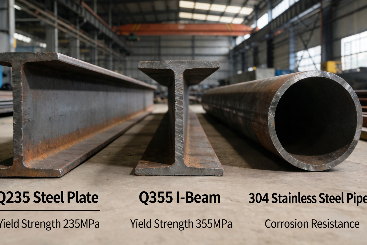 Steel of different materials