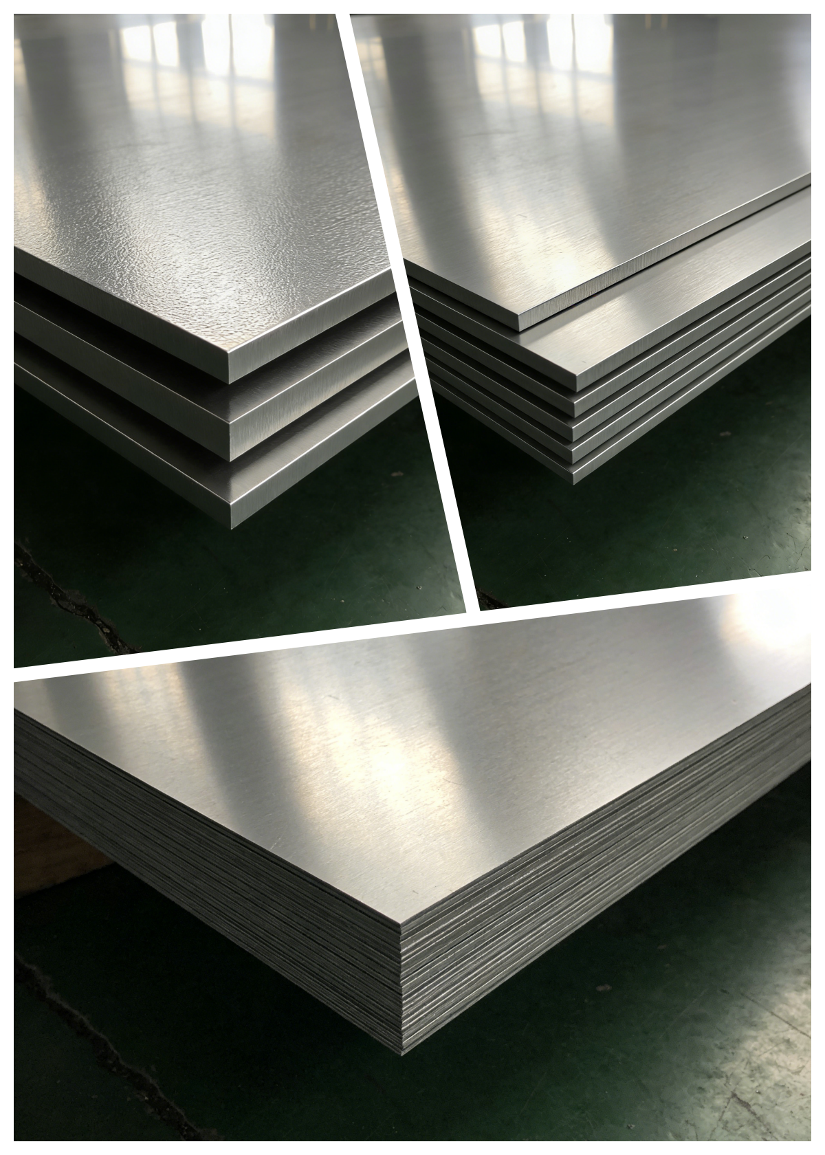 Steel plates of different thicknesses