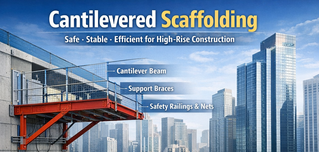 Cantilevered Scaffolding