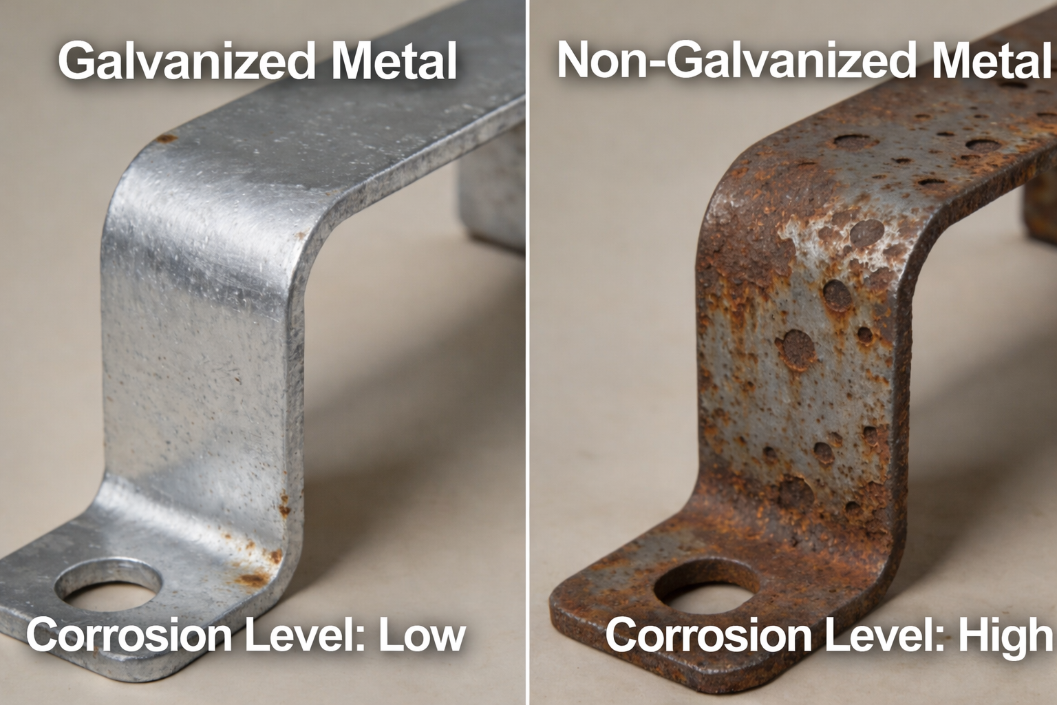 Galvanized VS non-galvanized