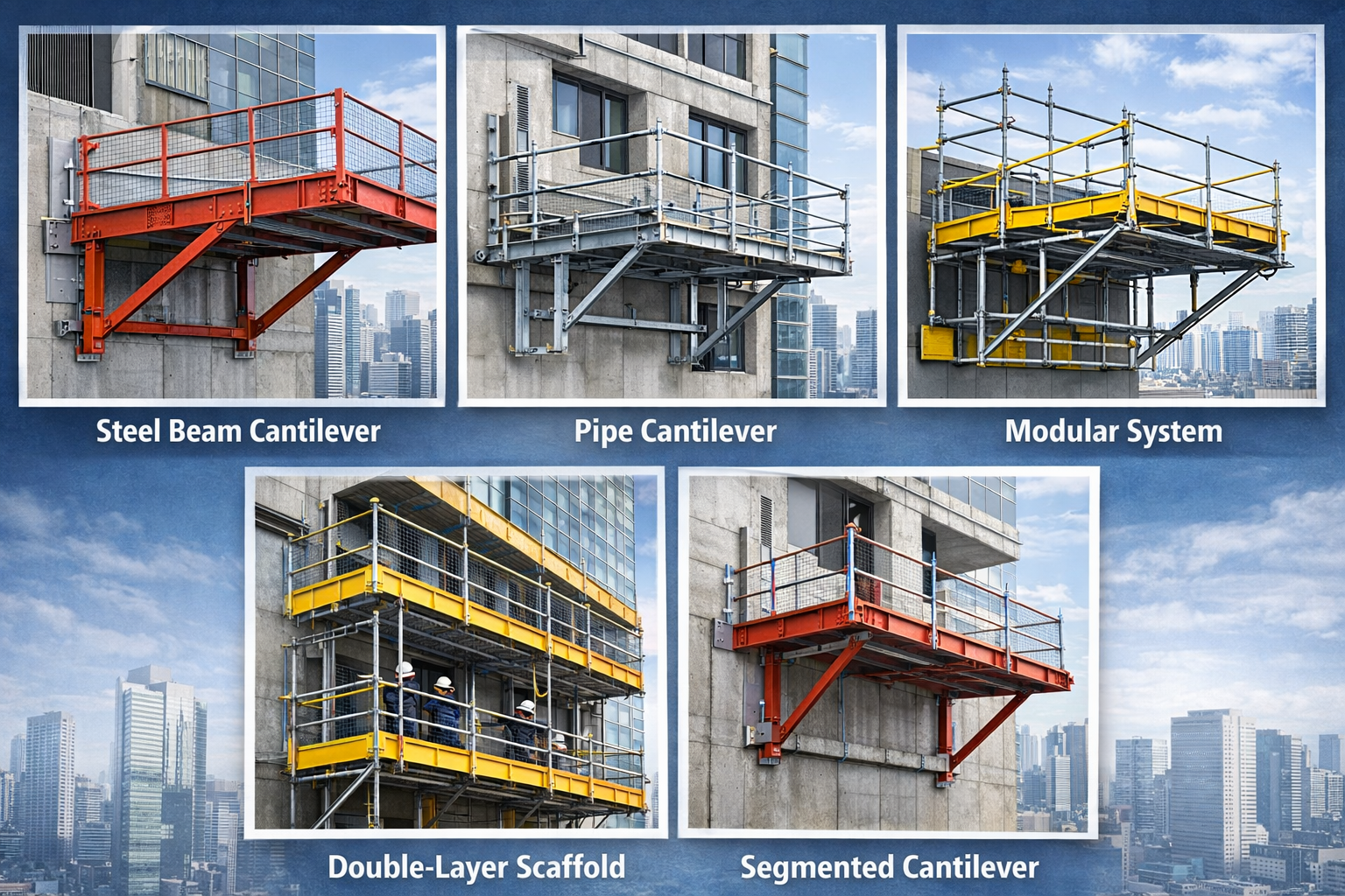 Type Of Cantilevered Scaffolding