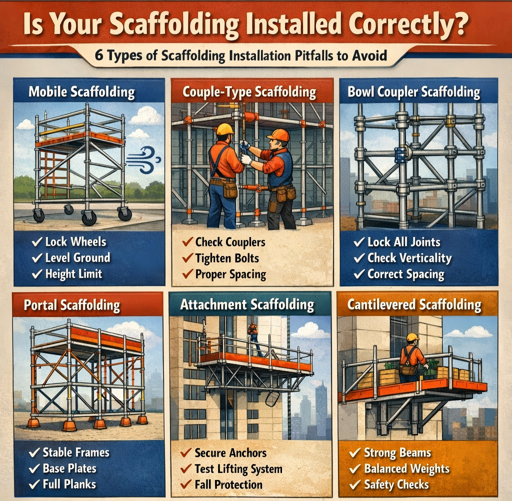 6 types scaffolding