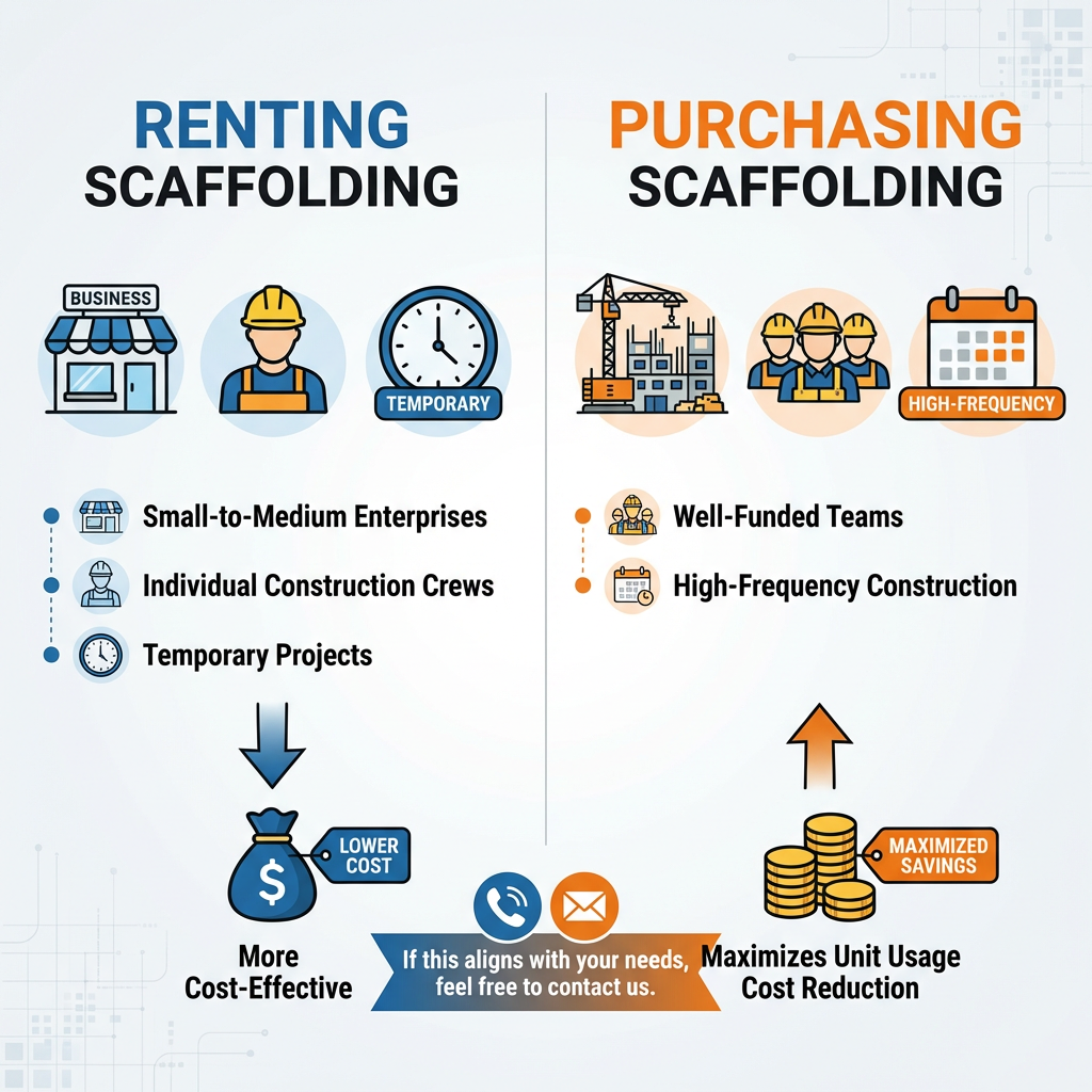 Scaffolding Rental VS Scaffolding Purchase