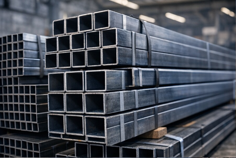 Square steel tubes