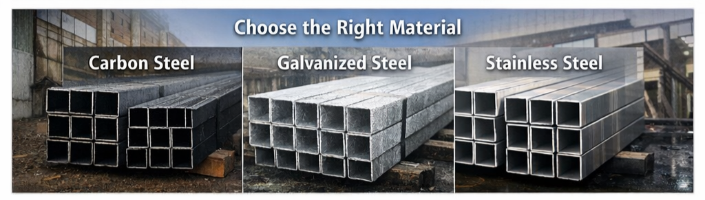 Steels of different materials