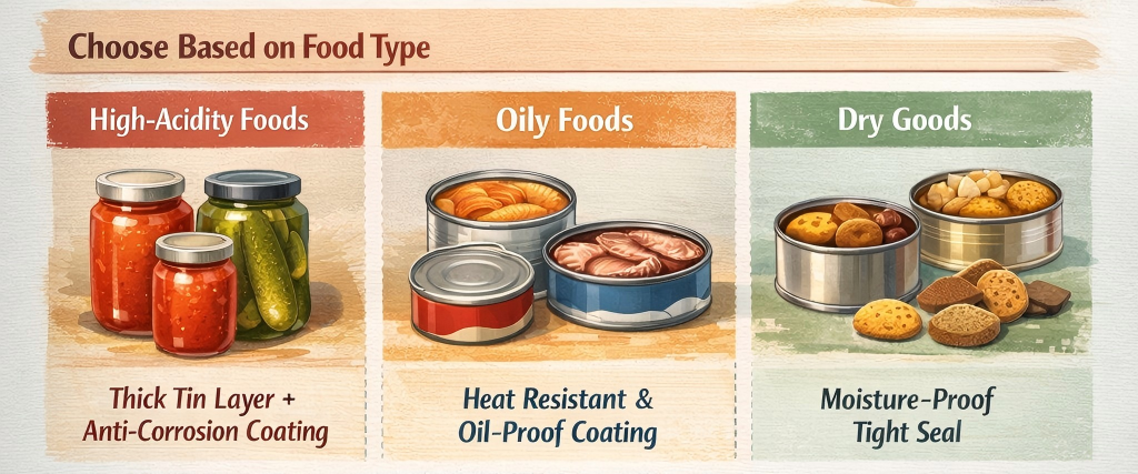 Tinplate choose