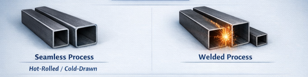square steel pipe production process